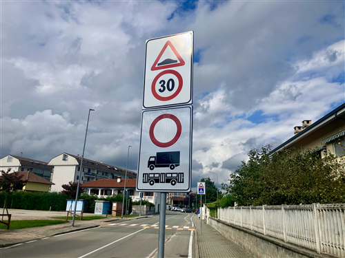 Dall’1 ottobre riduzione del transito dei veicoli di grosse dimensioni nel centro abitato di Mappano