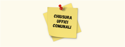 Chiusura uffici comunali