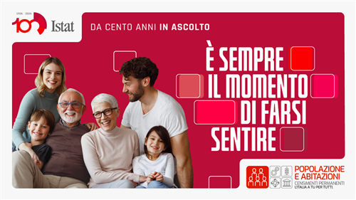 Censimento della Popolazione e delle abitazioni 2026.