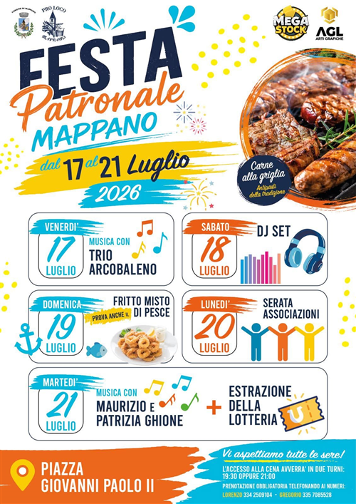 Festa Patronale Mappano 2026