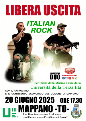 Libera Uscita - Italian Rock


a cura dell'Università della Terza Età