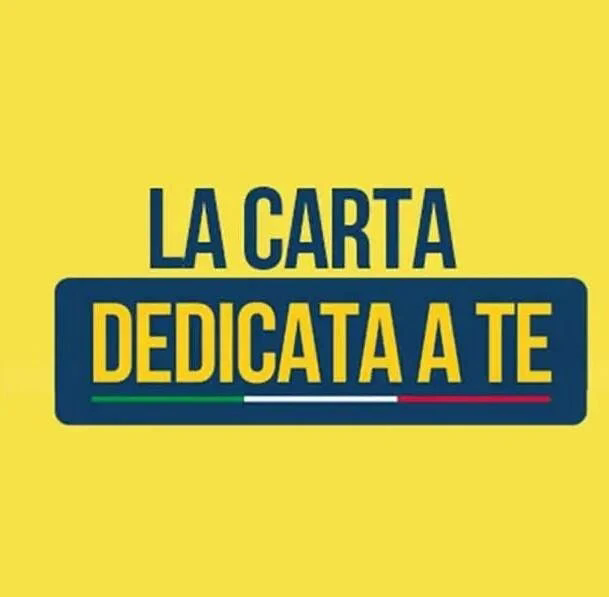 Pubblicazione della graduatoria definitiva dei beneficiari della carta Dedicata a te